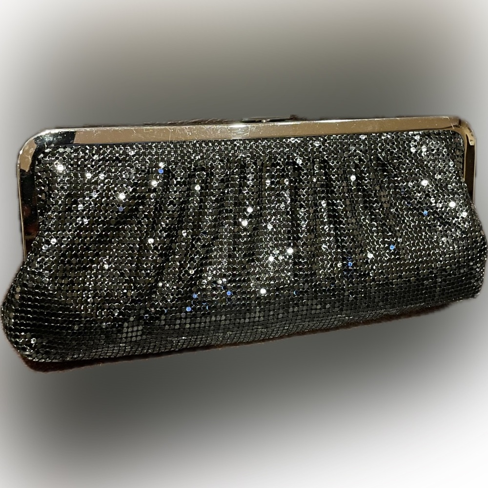 Elegant Black Sequin Clutch